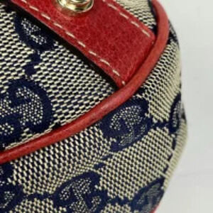 Gucci red GG Aby bag shoulder beige Hobo canvas